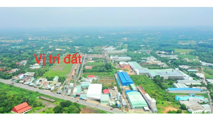 Bán đất thổ cư sổ hồng 180m2 ngay trung tâm Thị Trấn Đức Hoà giá rẽ